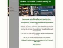 Tablet Screenshot of numarkexcavation.com